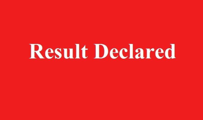 Result released