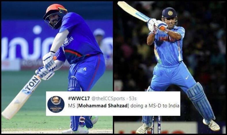 India vs Afghanistan Match 5, Asia Cup 2018 Super Four: Mohammed Shahzad Slams a Breezy Fifty, Twitter Feels he is Doing an MS Dhoni
