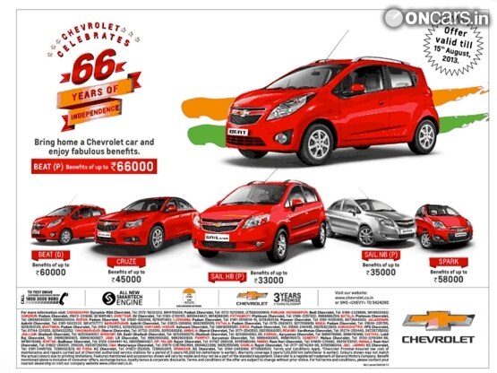 Chevrolet Announces Offers On New Car Purchases | India.com