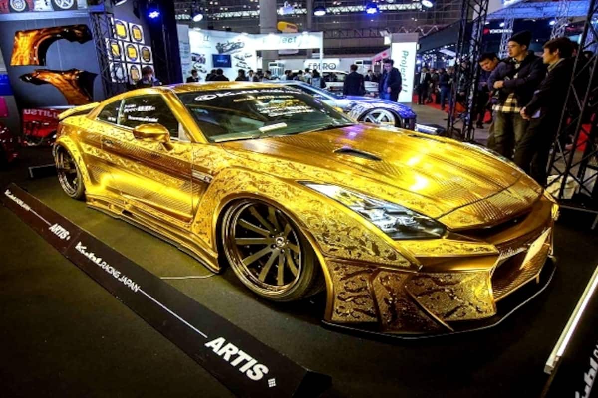 $1 Million Gold Plated Nissan Gt-R, Godzilla Goes Bling | India.Com