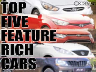 Top five feature-rich cars for under Rs 10 lakh