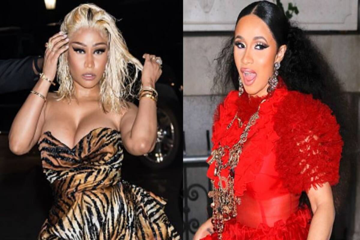 Christina Aguilera Pussy Fisting - Video: Nicki Minaj Allegedly Gets Into a Brawl With Cardi B Leaving Her  Injured | India.com