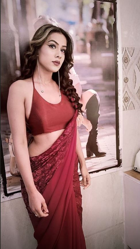 Second Sexiest Asian Woman Nia Sharma’s Hot Red Saree Look in This