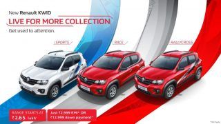 Renault Kwid ‘live for more’ edition bags over 1000 bookings in a week Renault Kwid ‘live for more’ edition bags over 1000 bookings in a week