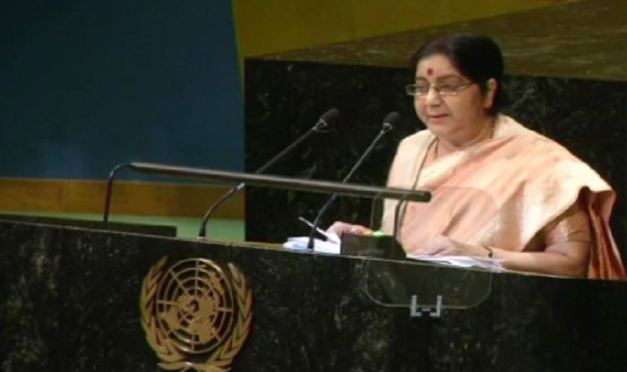Sushma Swaraj Lambasts Pakistan at UNGA, Says it Glorifies Killers And Refuses to See Blood of Innocents