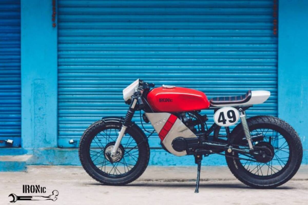 This Customised Yamaha Rx100 Cafe Racer Will Almost Perish Your Monday Blues India Com