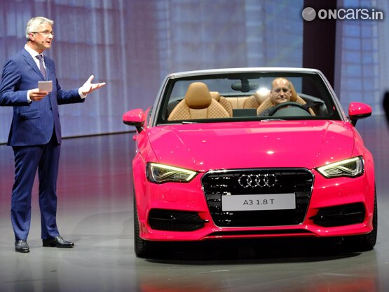 2013 frankfurt motor show: audi impresses with the a3 cabriolet