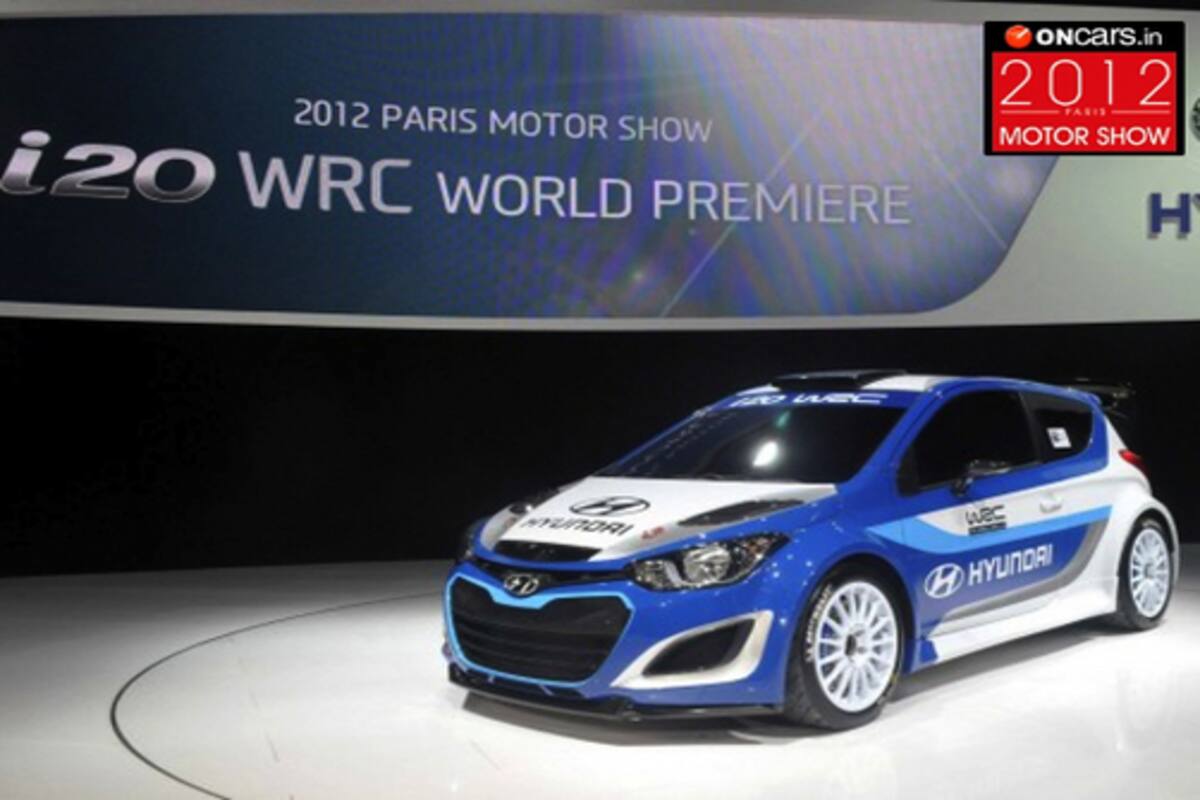12 Paris Motor Show Hyundai I Wrc Race Car Revealed India Com