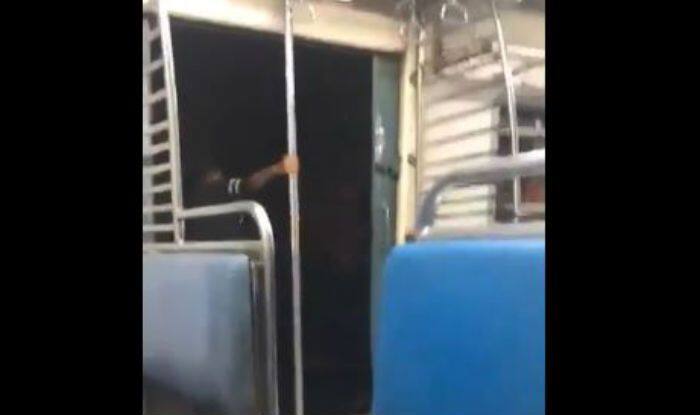Mumbai Girl Performs Dangerous Stunts on a Moving Train, Watch The ...