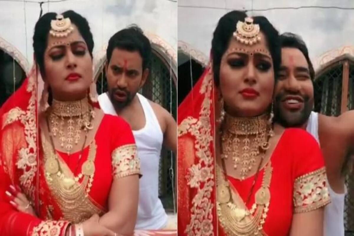 1200px x 800px - Bhojpuri Sensation Anjana Singh Gets Angry on Dinesh Lal Yadav Aka Nirahua, This is How he Made Her Smile, Watch | India.com