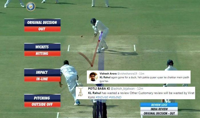 India vs West Indies 1st Test Day 1 Rajkot: KL Rahul Gets Trolled For ...