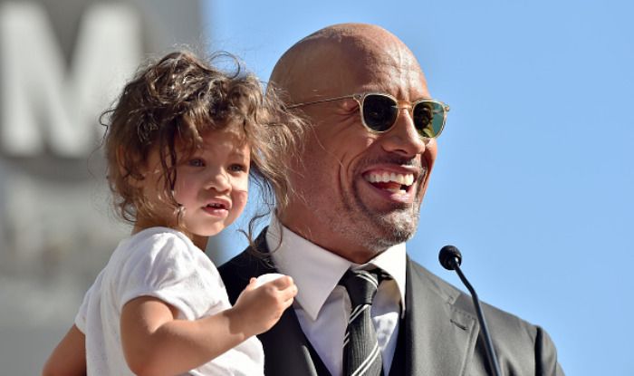 This Could Not Get Any Cuter Dwayne Johnson Shares Picture Of Daughter Painting His Nails Red