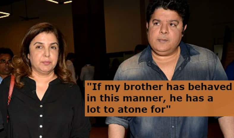 Farah Khan Speaks Out Against Brother Sajid Khan After He Got Accused Of Sexual Harassment By