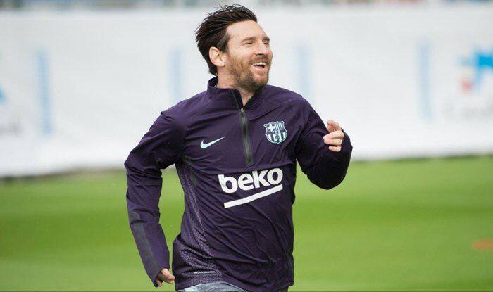 Messi Returns to training_Picture credits Twitter