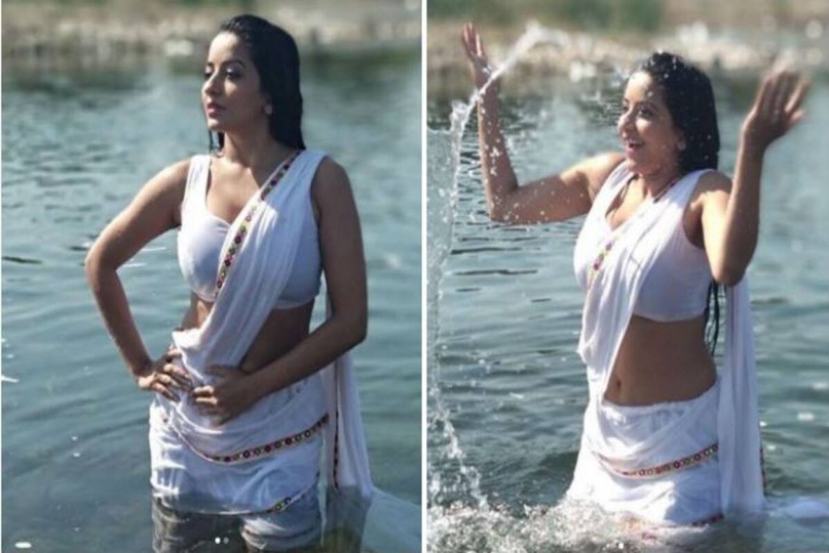 1200px x 800px - Bhojpuri Sizzler And Nazar Fame Monalisa Looks Hot as She Becomes a Water  Baby in White Saree â€“ See Pictures | India.com