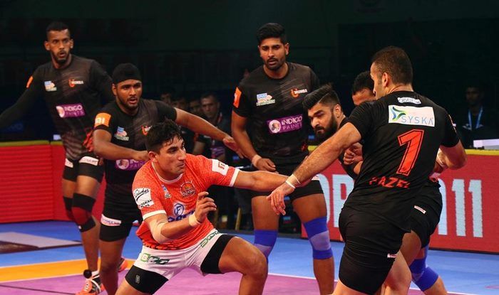 Pro Kabaddi League 2018: Nitin Tomar Shines As Puneri Paltan Hold U ...