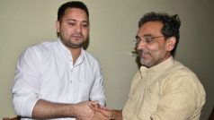 Bihar Politics Heats up as Upendra Kushwaha Meets Tejashwi After BJP-JD(U)’s 50-50 Seat Share Deal