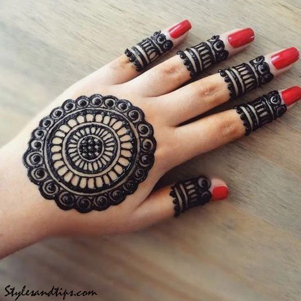 Mehendi Designs Makarsankranti easy trending mehndi designs