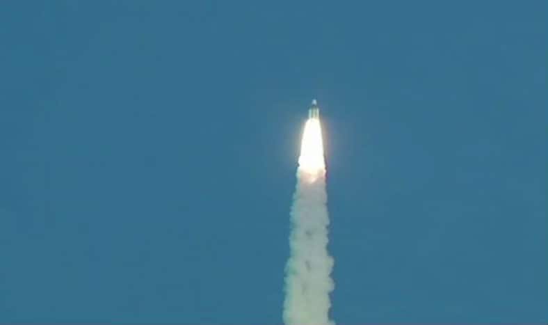 GSLV-MK-III D2 Carrying GSAT-29 Satellite Launched by ISRO From Satish Dhawan Space Centre in Sriharikota