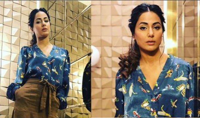 Bigg Boss 11 Finalist And Komolika Of Kasautii Zindagii Kay Hina Khan Looks Sexy In A Golden