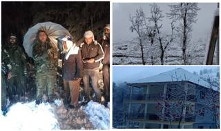 J&K: भारी बर्फबारी से विद्युत् व्यवस्था ध्वस्त, उड़ाने रद्द, शून्य से नीचे लुढ़का पारा