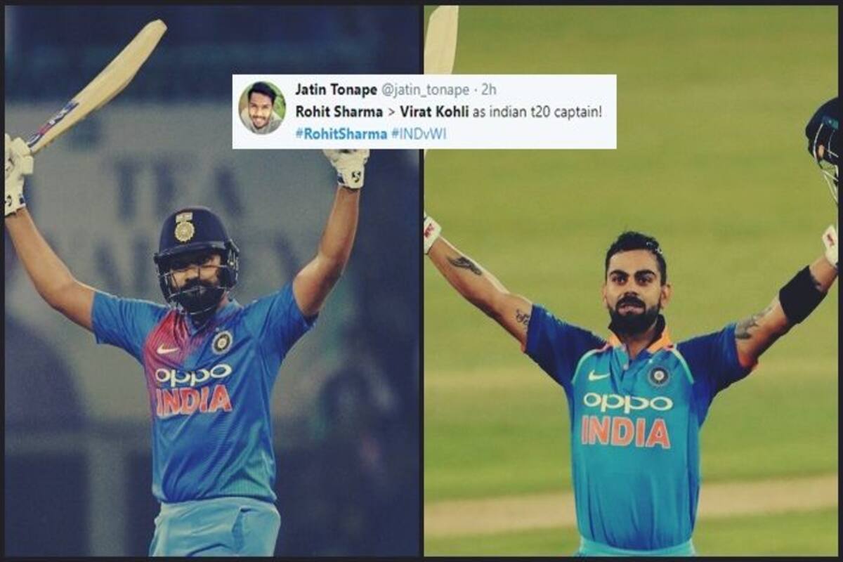 India Vs West Indies 2nd T20i Lucknow Rohit Sharma Is Better Captain Than Virat Kohli Twitter Demands Change In Leadership In After Historic Series Victory India Com After taking the responsibility of the team. india vs west indies 2nd t20i lucknow