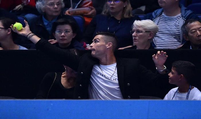 Ronaldo at ATP finals_Picture credits-Twitter
