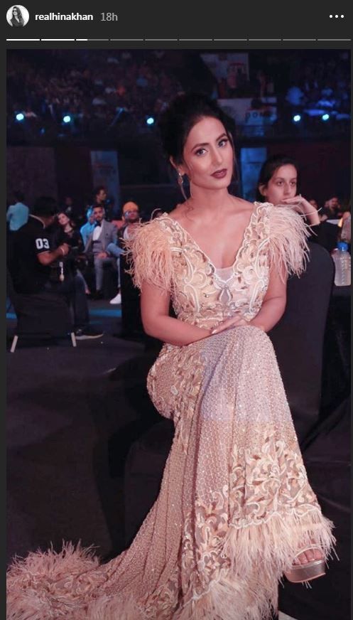hina khan golden