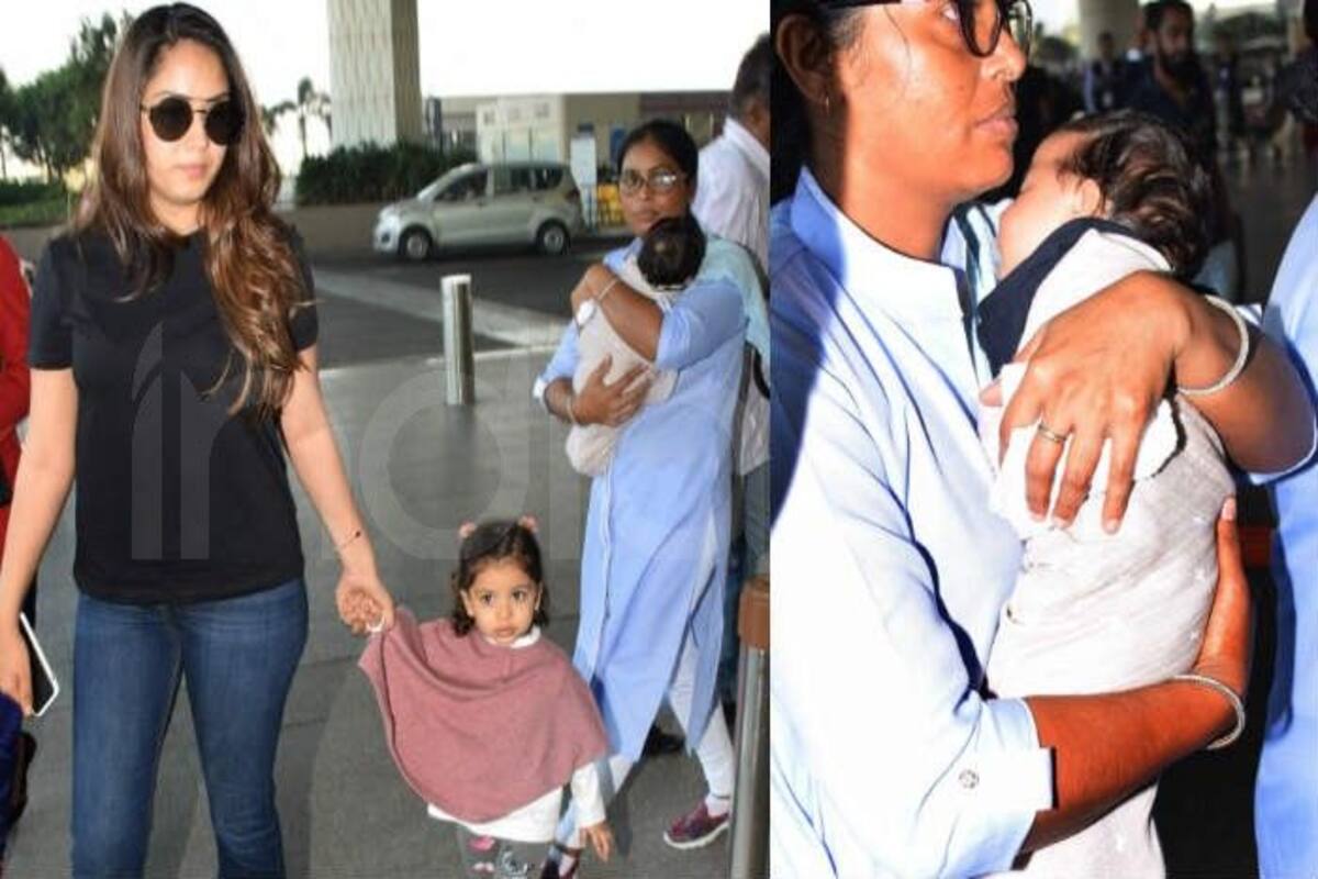 Shahid Kapoor S Wife Mira Rajput Kapoor Jets Out Of Airport With Misha Kapoor And Zain Kapoor Their Latest Pics Are Now Viral On Internet India Com Mira rajput's sister visits hospital to meet the newborn zain, see pics. shahid kapoor s wife mira rajput