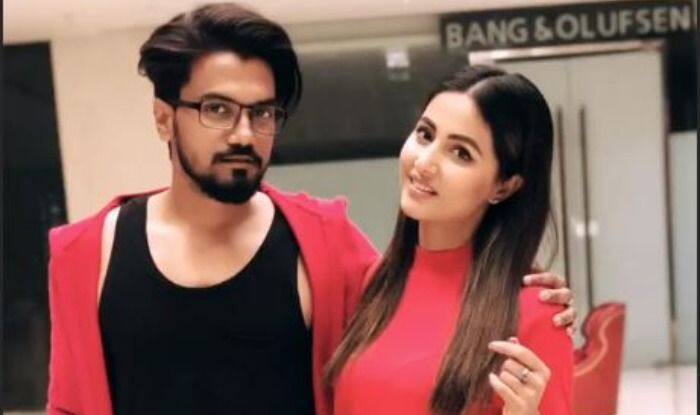 Bigg Boss 11 Finalist And Komolika Of Kasautii Zindagii Kay Hina Khan Twins With Her Beau Rocky