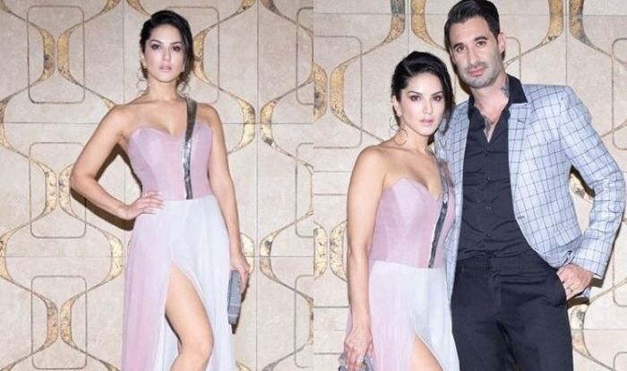 Sunny Leone Looks Smoking Hot in a Thigh-High Slit Dress, See Pics Sunny Leone Looks Smoking Hot in a Thigh-High Slit Dress, See Pics