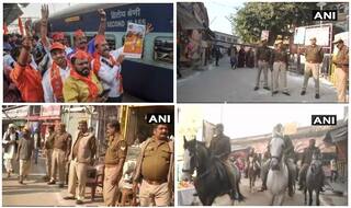 छावनी में तब्दील हुई अयोध्या, चप्पे-चप्पे पर पुलिस का पहरा, 2 लाख 'रामभक्तों' के जुटने का दावा
