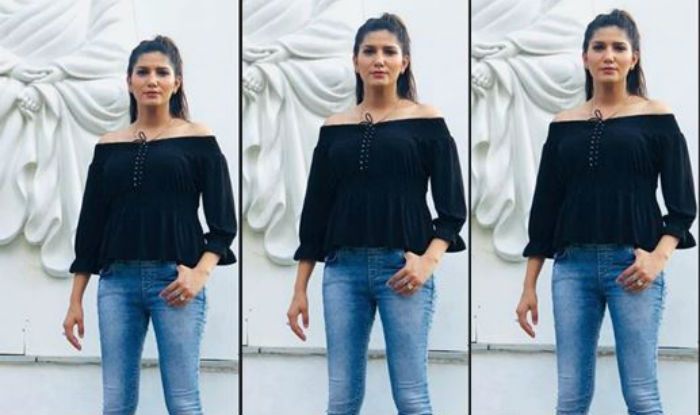 700px x 415px - Haryanvi Hotness Sapna Choudhary Strikes The Sexiest Pose in Off-Shoulder  Black Top And Denims, View Picture | India.com