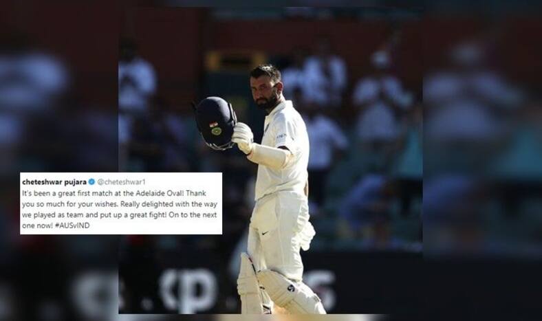 Man of the match Cheteshwar Pujara