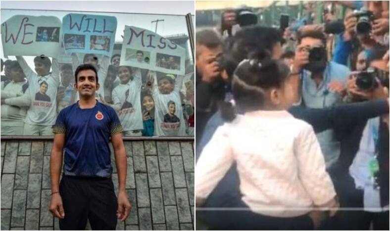 Gautam Gambhir Receives Emotional Send-Off After His Last Match at Home Ground Feroz Shah Kotla | WATCH VIDEO