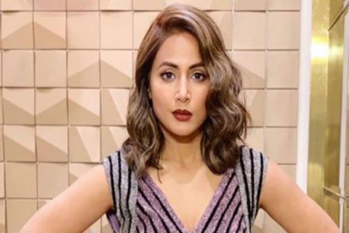 1200px x 800px - Bigg Boss 11 Finalist And Television Hottie Hina Khan Looks Sexy in  Sparkling Purple Dress And Bold Lips â€“ See Pictures | India.com