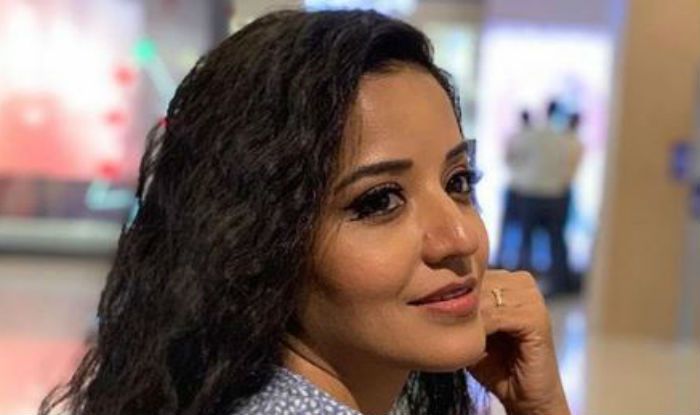 Bhojpuri Hot Bomb And Nazar Fame Monalisa Looks Sexy in Casual Blue Dress And Long Curly Hair in Her Latest Instagram Pictures Bhojpuri Hot Bomb And Nazar Fame Monalisa Looks Sexy in Casual Blue Dress And Long Curly Hair in Her Latest Instagram Pictures