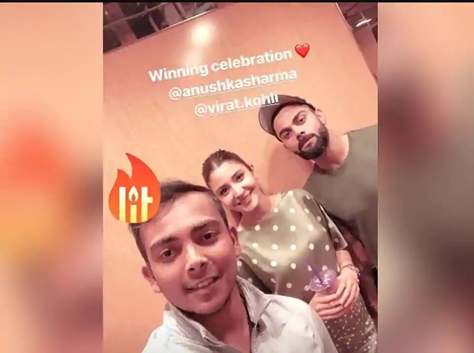 Prithvi Shaw enjoys some time out with Virat Kohli and Anushka Sharma in Adelaide_Instagram