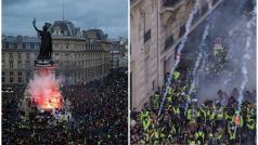 फ्रांस में ‘Yellow Vest Protest’ जारी, मैक्रों के नीतियों के खिलाफ जुटे कई प्रदर्शनकारी हिरासत में