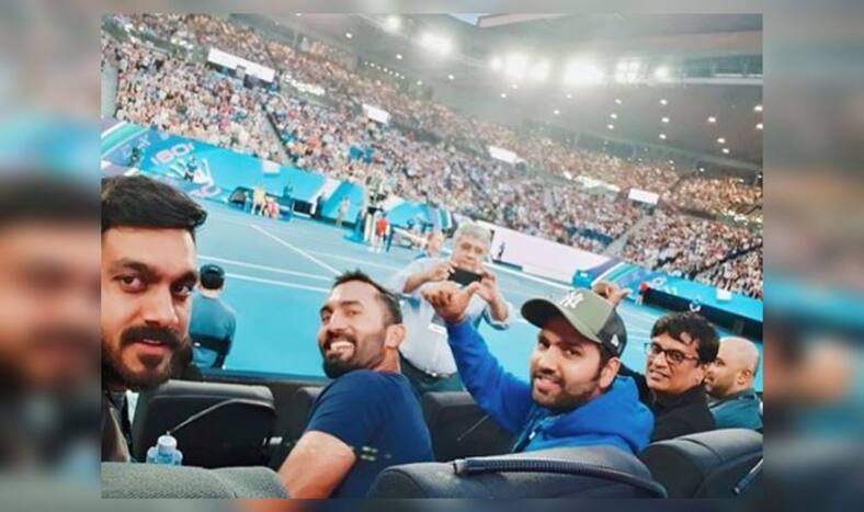 Rohit, Karthik at Australian Open