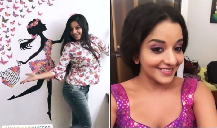 Bhojpuri Hot Bomb And Nazar Fame Monalisa Looks Sexy as She Decks up to Shoot The Promo of Her Latest Show Bhojpuri Hot Bomb And Nazar Fame Monalisa Looks Sexy as She Decks up to Shoot The Promo of Her Latest Show