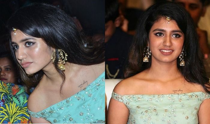 700px x 415px - Priya Prakash Varrier's Sexy Tattoo is Going to be The New Fashionable  Thing-See Pics | India.com