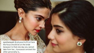 Sabyasachi Mukherjee Trolled For Having Deepika Padukone in Focus Instead of Bride on Her Wedding in His Posts-See Pics Sabyasachi Mukherjee Trolled For Having Deepika Padukone in Focus Instead of Bride on Her Wedding in His Posts-See Pics