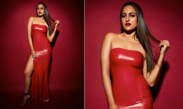 sonakshi hot dress