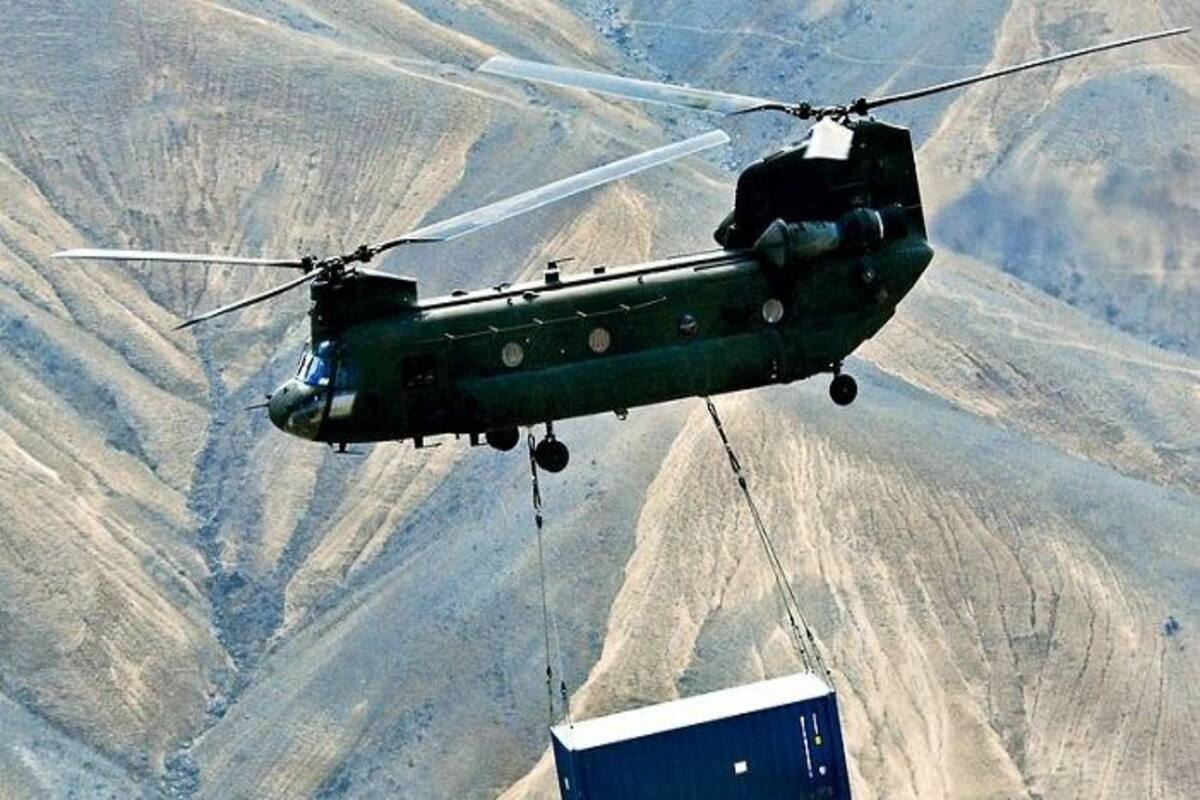 chinook helicopter inside