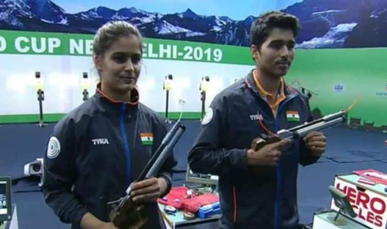 Manu Bhaker-Saurabh Chaudhary, ISSF World Cup 2019, 10m Air Pistol Event, Shooting World Cup, Manu-Saurabh, Shooting