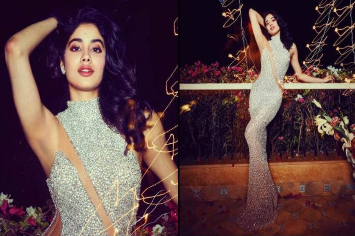 Nude Heroni Surveen Chawla Fuke Sex - Janhvi Kapoor Wears a Nude Sheer Sparkly Gown by Yusuf Aljasmi at Award  Show And Looks Stunning â€“ See Photos | India.com