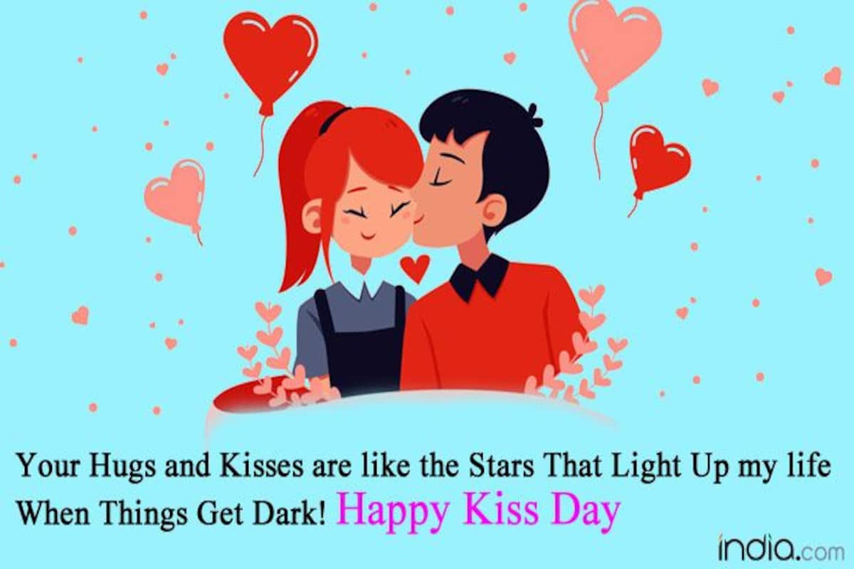 Happy Kiss Day Sms Whatsapp Messages Facebook Status Gifs To Send To Your Lover India Com