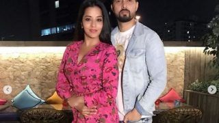 Bhojpuri Actress Monalisa Celebrates Valentines Day With Husband Vikrant Singh Rajpoot Bhojpuri Actress Monalisa Celebrates Valentines Day With Husband Vikrant Singh Rajpoot