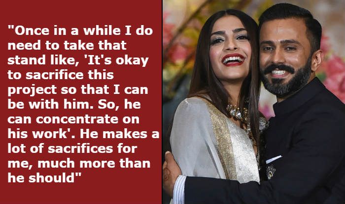 Sonam Kapoor Talks About How Husband Anand Ahuja Sacrifices For Her And ...